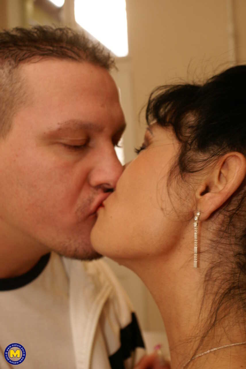 Mature Amateur Anastasia Licks a Guy's Anus before Riding His Dick in Lingerie and Gets a Hot Creampie! - Anastasia