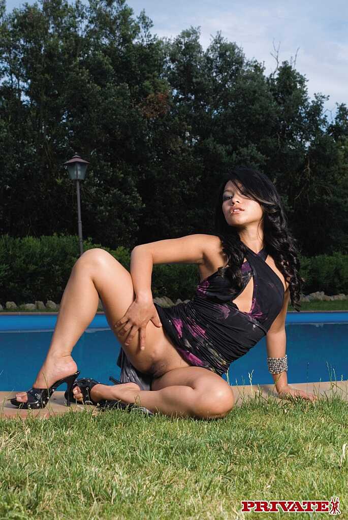 Lady Mai and Regina Ice's Outdoor Strip Turns Into a Threesome With Two Hungry Dongs - Lady Mai, Regina Ice