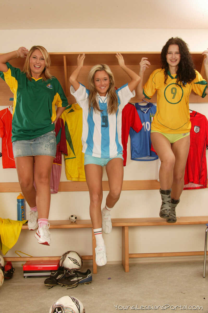 Soccer Queens and their Ribbed Glass Dildos Brooke and Carmen’s Amateur Sports Adventure