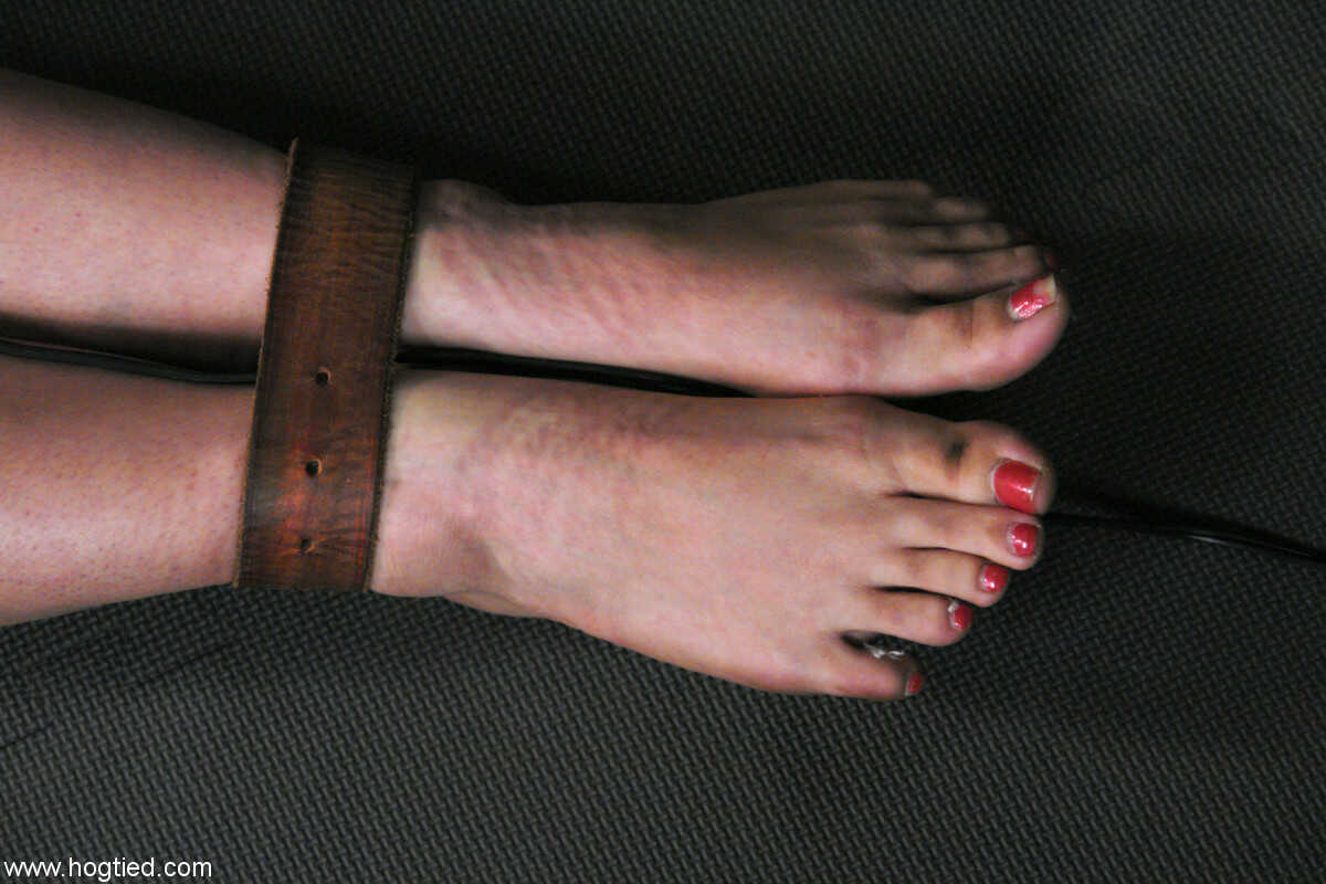Hogtied Isis Love Gets a Sensual Handjob Cumshot from Beautiful Face Sarah Blake - Isis Love, Sarah Blake