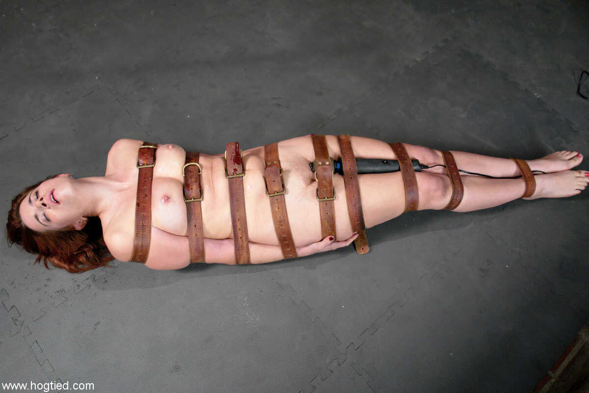 Hogtied Isis Love Gets a Sensual Handjob Cumshot from Beautiful Face Sarah Blake - Isis Love, Sarah Blake