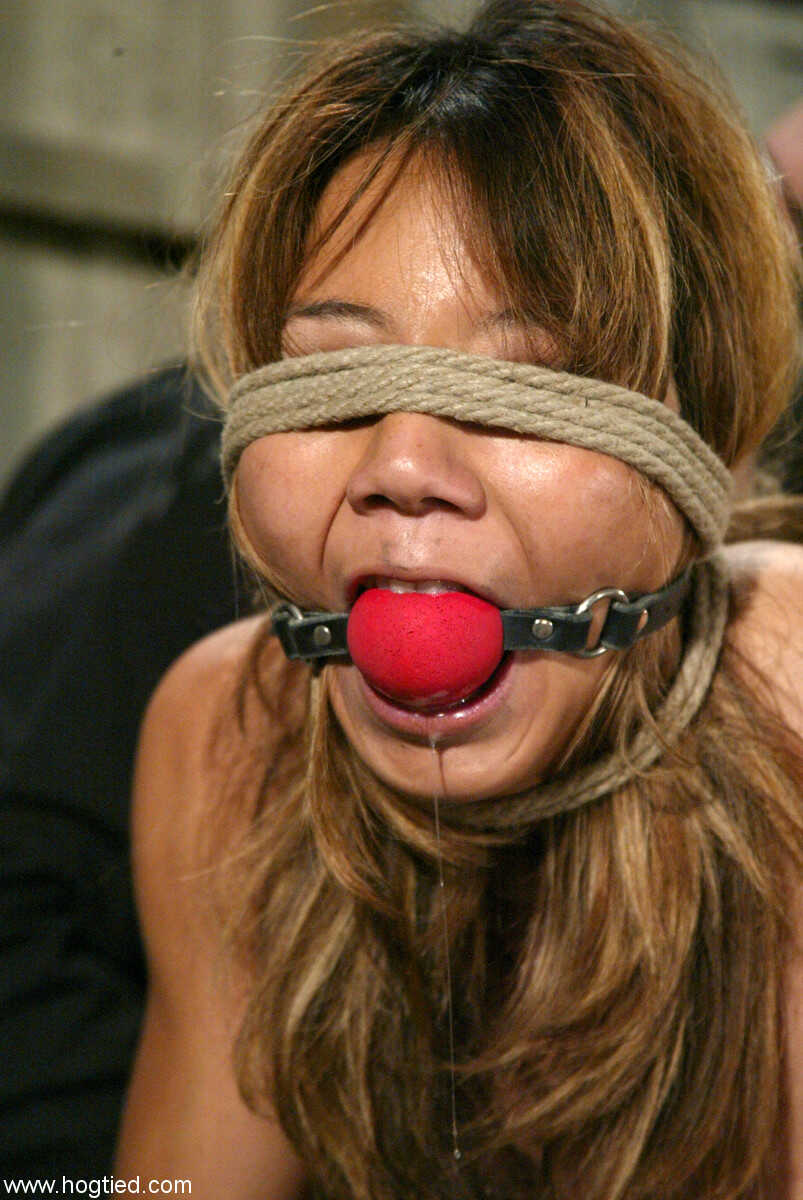 Bondage Beauty: Hogtied Keeani Lei's Asian Feet Taken Hostage by Her MILF Captors - Keeani Lei
