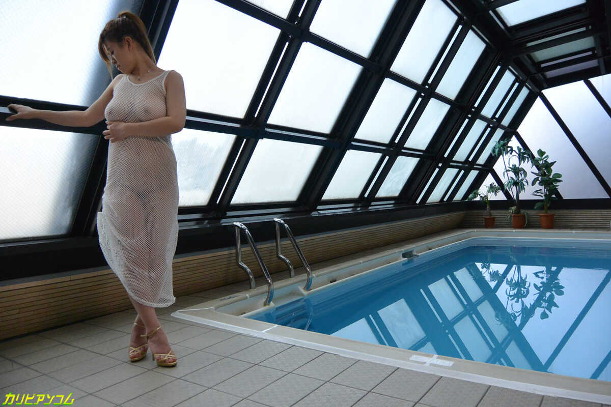 Japanese goddess Suzuna Komiya gets gangbanged by the indoor pool Asians In Action - Suzuna Komiya