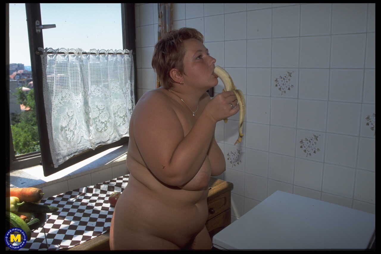Mature Beauty Mirjam Takes Off Her Lingerie and Shows off Her Chubby Naked Body - Mirjam
