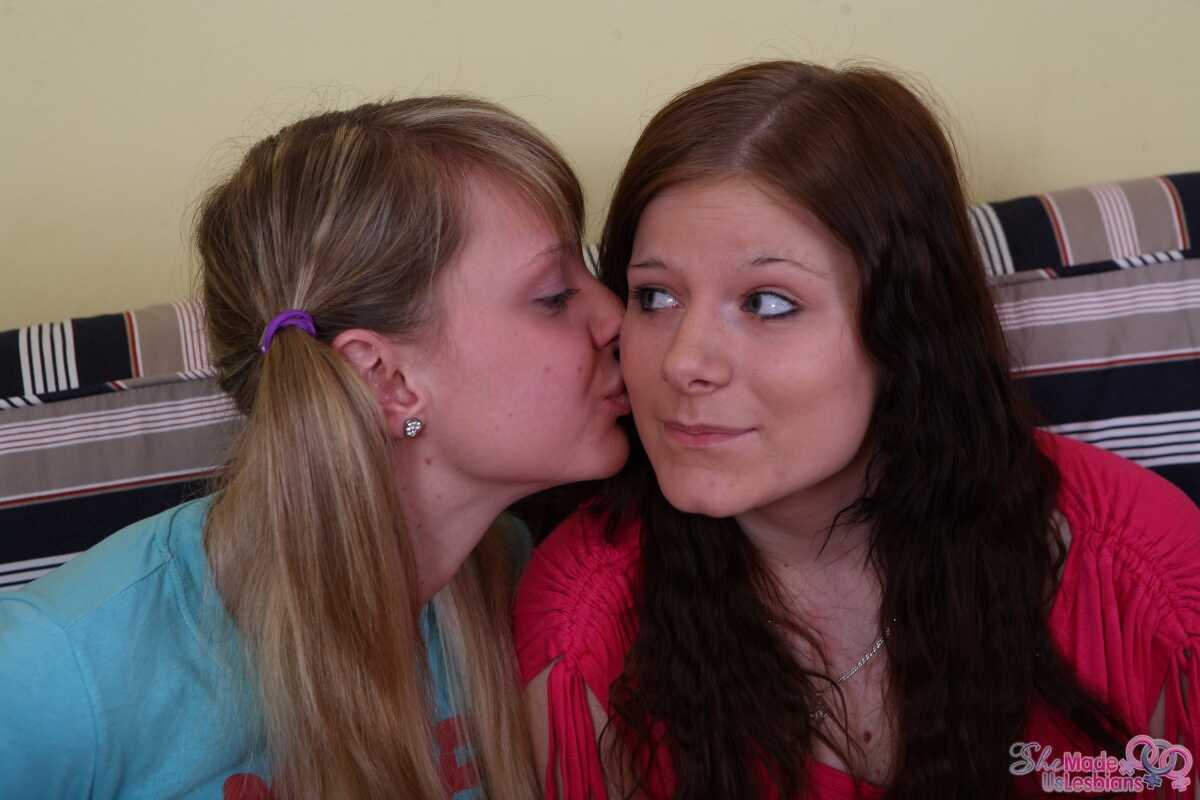 Sweet Teen Lesbians Maria and Luisa Strip for Their Chubby Teacher Mira W - Luisa, Maria, Mira W