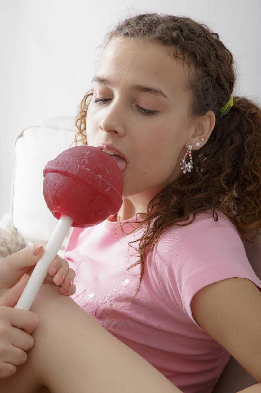 Lolli-Pop Loving Lesbians: Dana and Vasilisa Get Caught by Their Hot Mistress - Dana, Vasilisa
