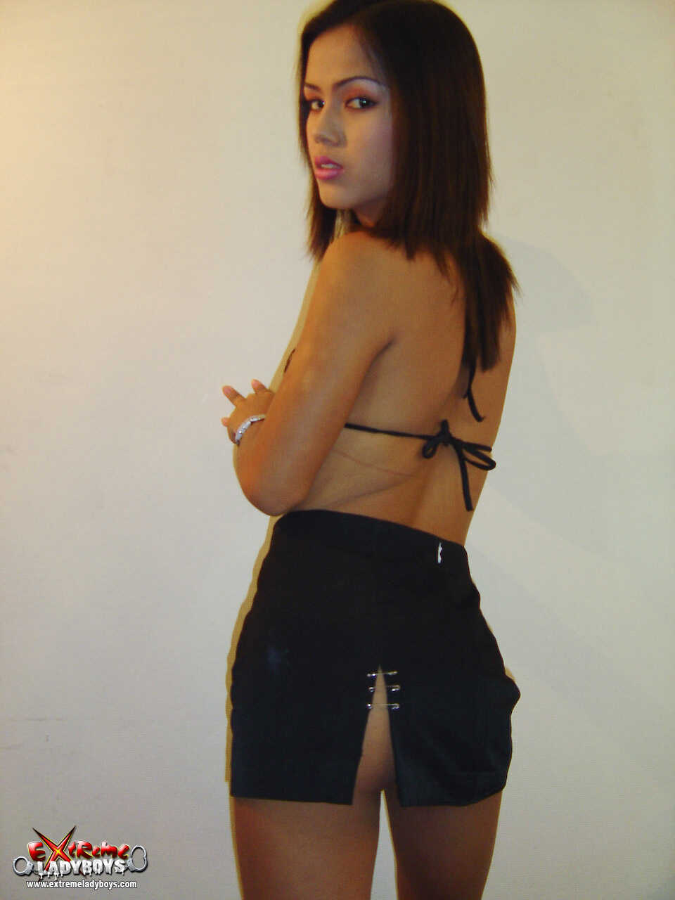 Flat-chested slender ladyboy Emma's rideable shemale cock is the ultimate treat for her lucky lover - Bonus Sets, Emma