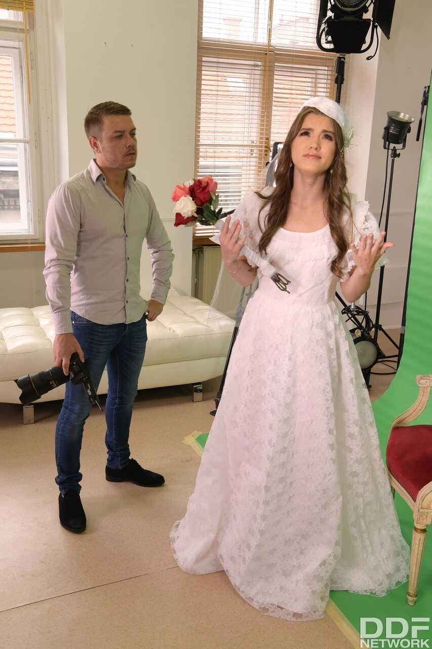Kinky bride Evelina Darling gets a facial after an intense fuck with her lingerie-clad bridesmaids! - Evelina Darling