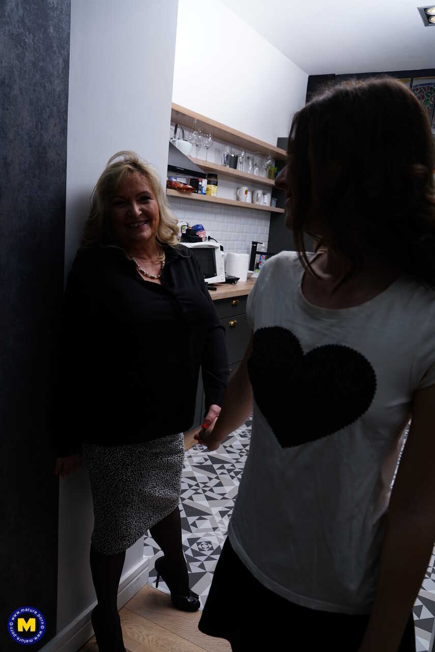 Strapon Queen: Alessandra and Alisha's Mature Lesbian Adventure- Naughty Tease: Old Young Lesbian with Mother Daughte...