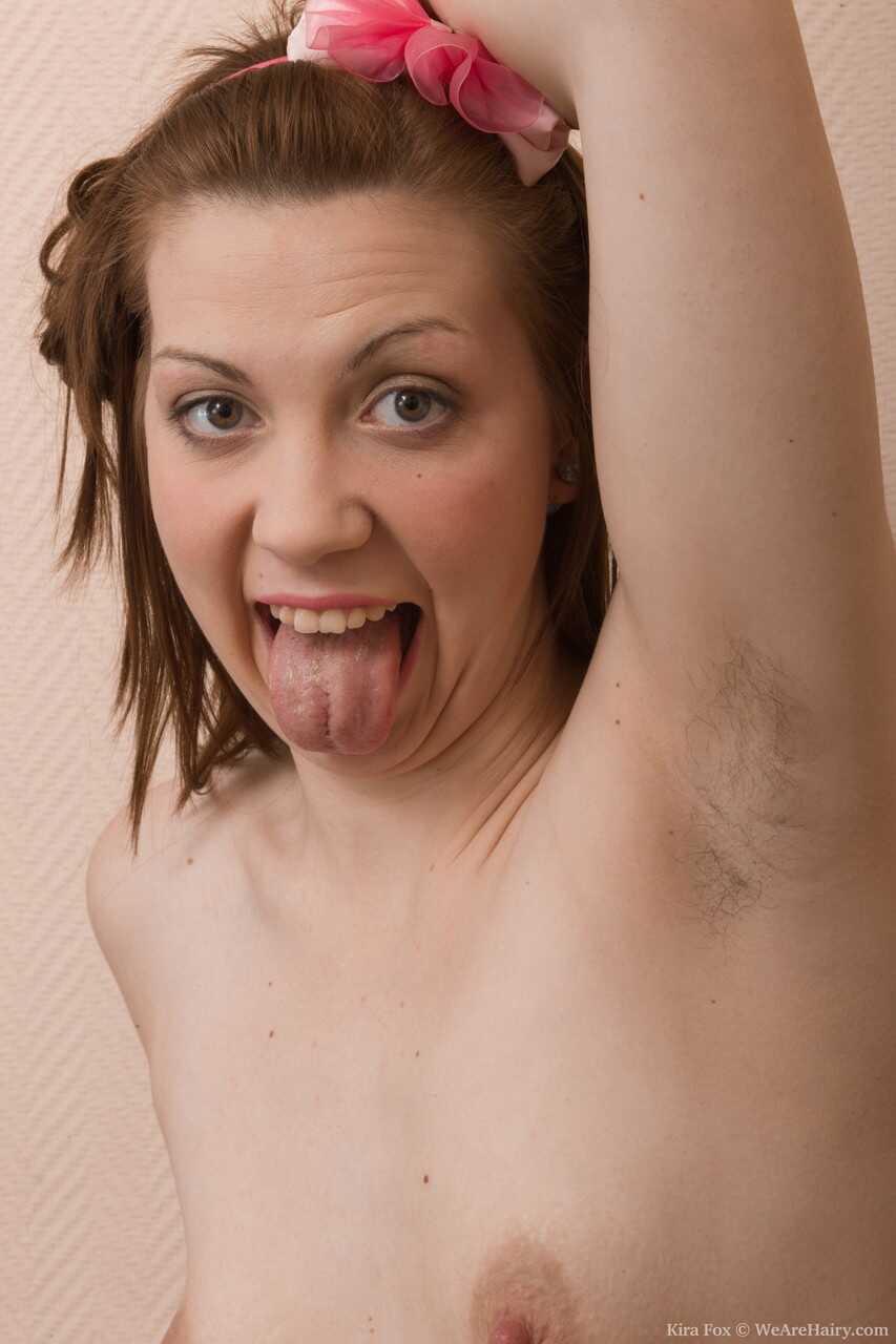 Tall Cutie Kira Fox Shows Off Her Hairy Twat and Tiny Tits in a Hairy Panties Amateur Shoot - Kira Fox