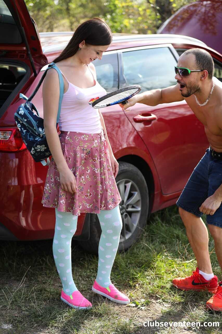 Taylor Krystal's European Adventure: Getting Fingered and Stuffed in a Trunk while Having Public Sex Outdoors - Taylo...
