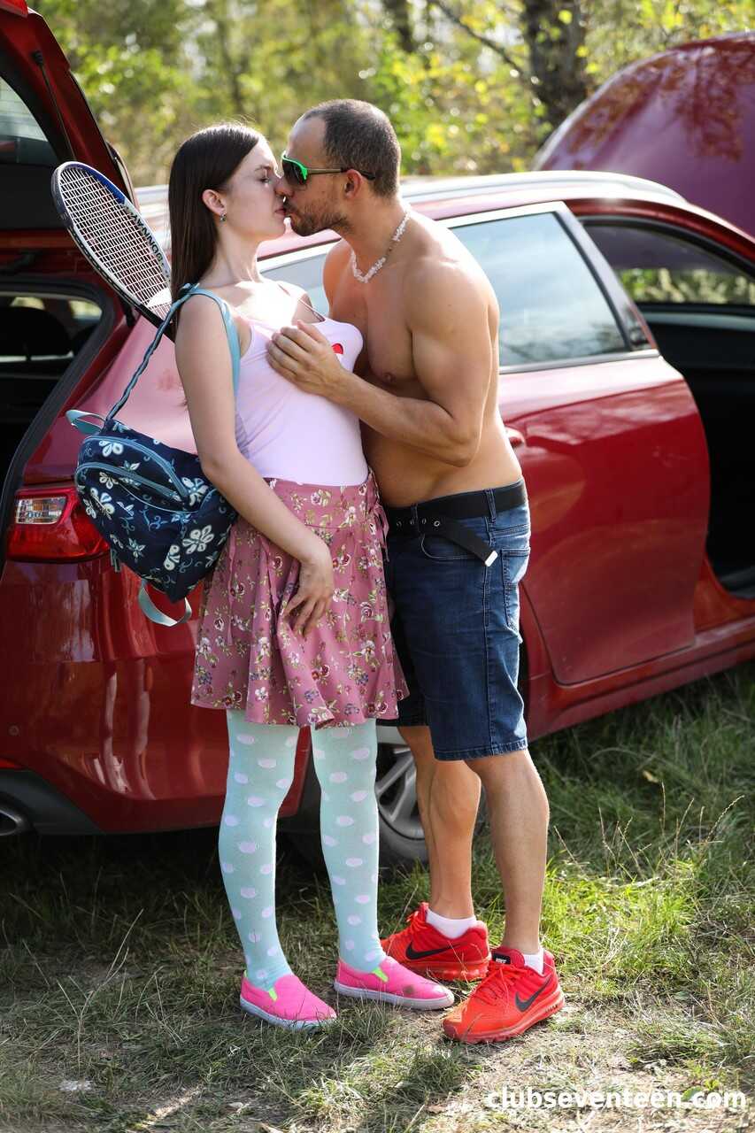Taylor Krystal's European Adventure: Getting Fingered and Stuffed in a Trunk while Having Public Sex Outdoors - Taylo...
