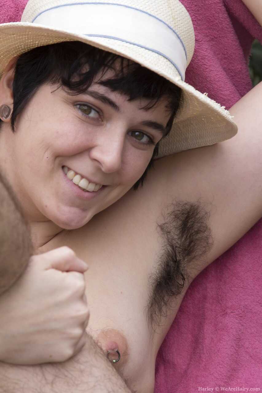 Harley's Hairy Delights: A BBW Porn Star's Fat, Hairy Pussy and Armpits Unleashed! - Harley