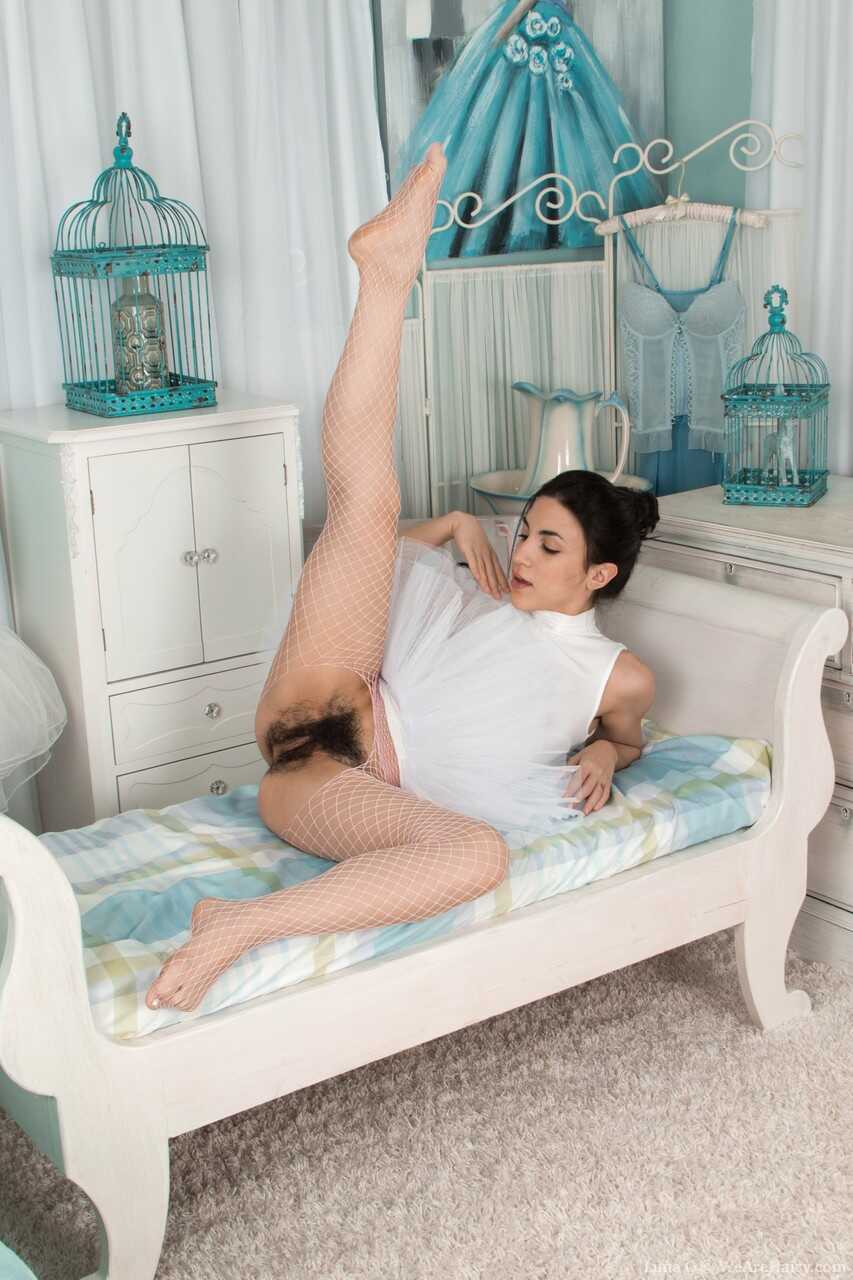 Furry Luna O's Armpits and Cunt Exposed During Her Hairy Ballet Performance - Luna O