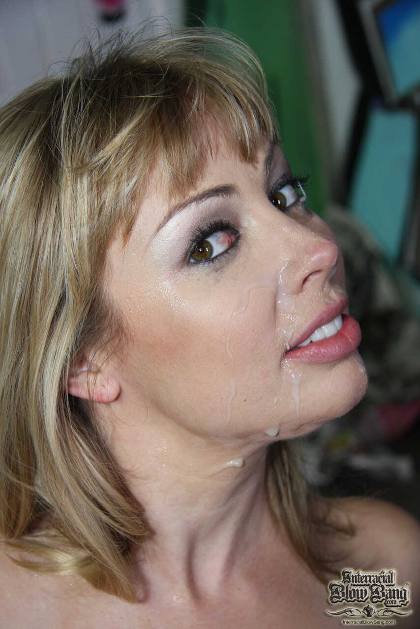 Blonde Adrianna Nicole Gets Facials from Black Studs and MILF Interracial Gangbang - Adrianna Nicole, Cuntree Pipes, D Sno...