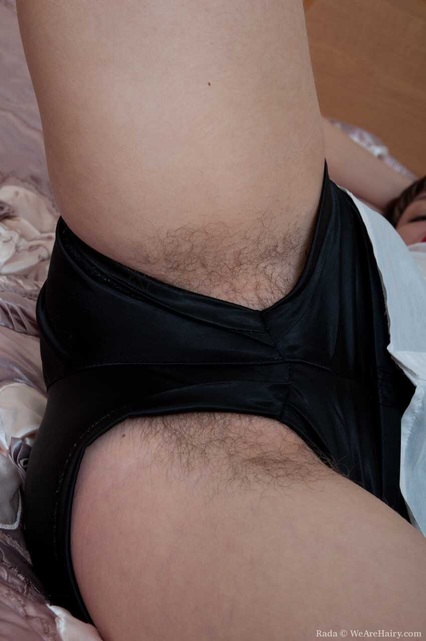 Exotic Rada Gives a Naughty Bedtime Show with Her Tiny Tits, Very Hairy Ass & Beaver - Rada
