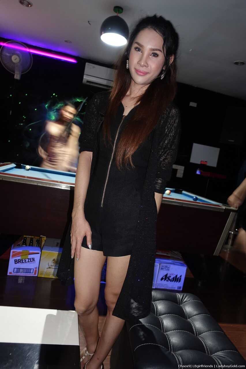 Blowjobs for the Cock-Craving Locals with Thai Shemale Whores in a Pattaya Bar - 
