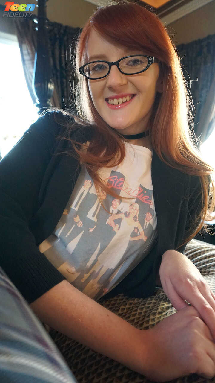 Nerdy redheaded teen Krystal Orchid gets penetrated by a large cock after sucking it off in her POV - Krystal Orchid, Ryan...