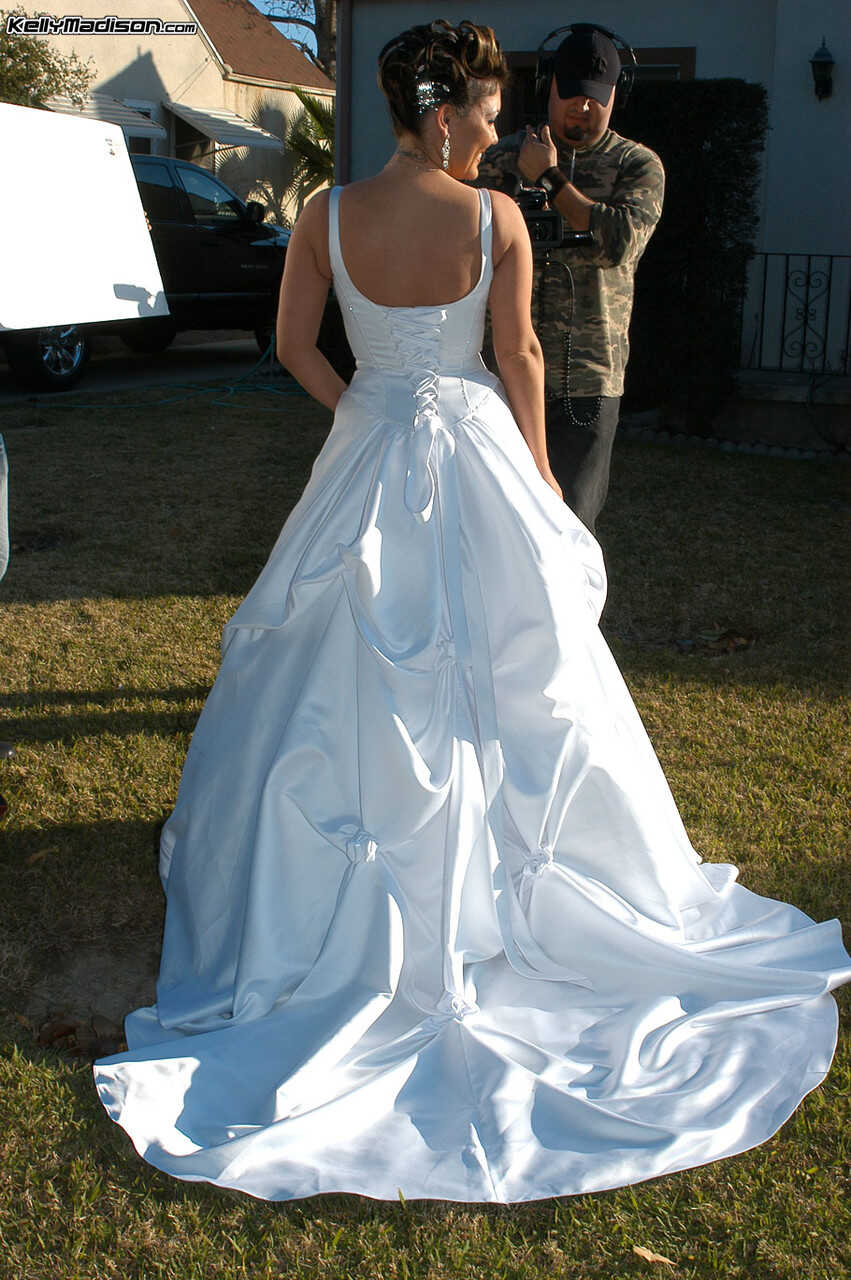 Curvy American Bride Claire Dames flashes her big tits on her wedding day with Ryan Madison - Claire Dames, Ryan Madison
