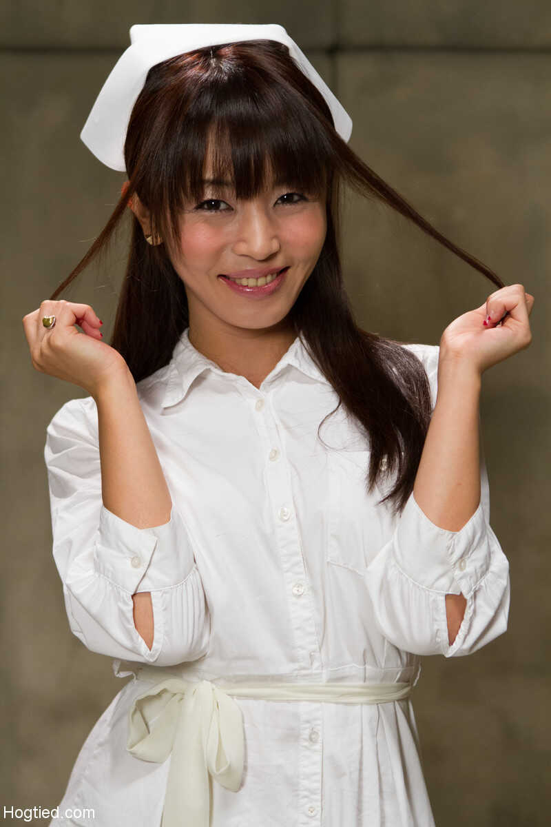 Hot Asian nurse Marica Hase gets tied up and fucked by her patient in bondage play - Marica Hase