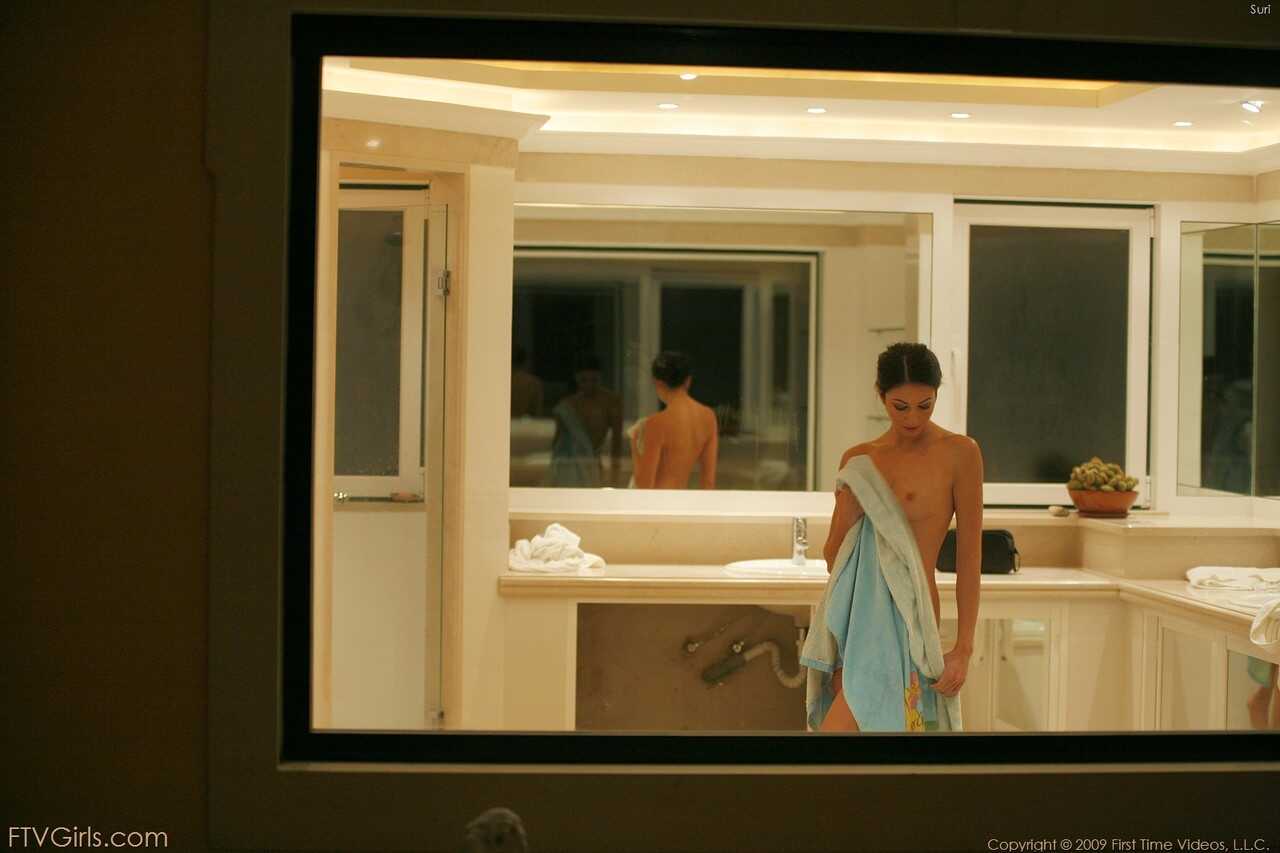 Suri's Public Exposure Dark haired beauty explores her sexuality in the sunny Portuguese climes - Suri