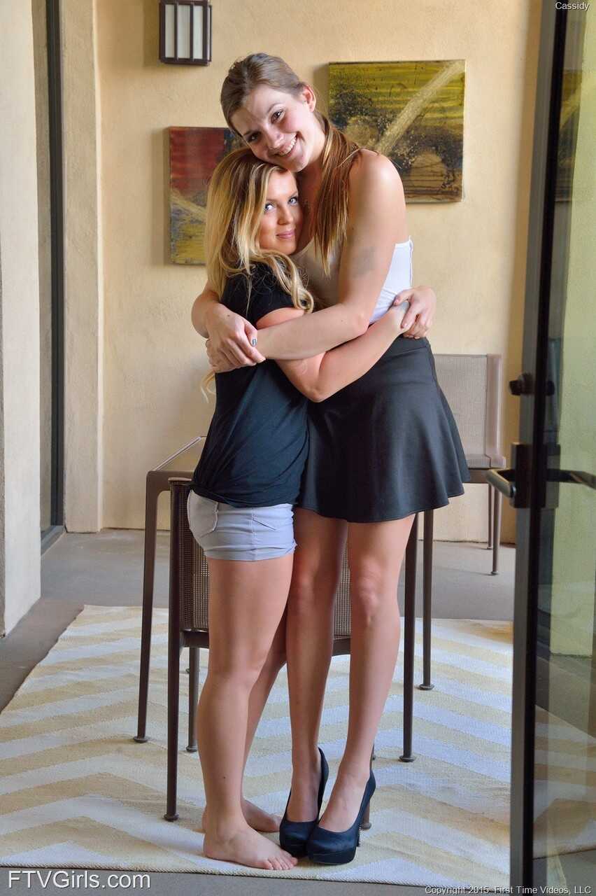 Aubrey Addison and Short Cassidy's Tall and Small Height Doesn't Stop Their Lesbian Love Affair