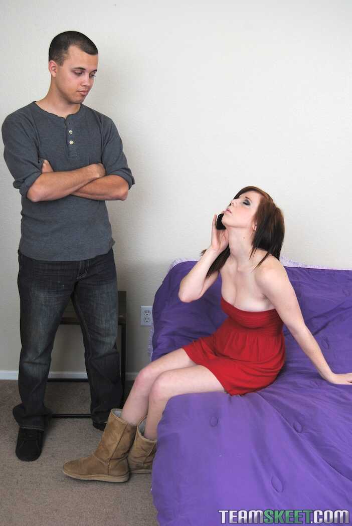 Busty teen Maryjane Mayhem gets a hardcore big cock ride when her car quits with David Loso. - David Loso, MaryJane Mayhem