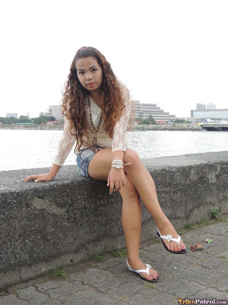 Curly Haired Asian Amateur Teen Khate Loves Getting Pounded from Behind by a Stranger's Thick Cock - Khate