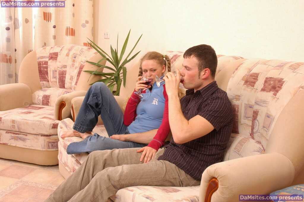 Pigtailed Carrie's Step-Dad Slamming His Cock in Her Perky Tits and Olga Shkabarnya's Well-Endowed Hardcore Adve...