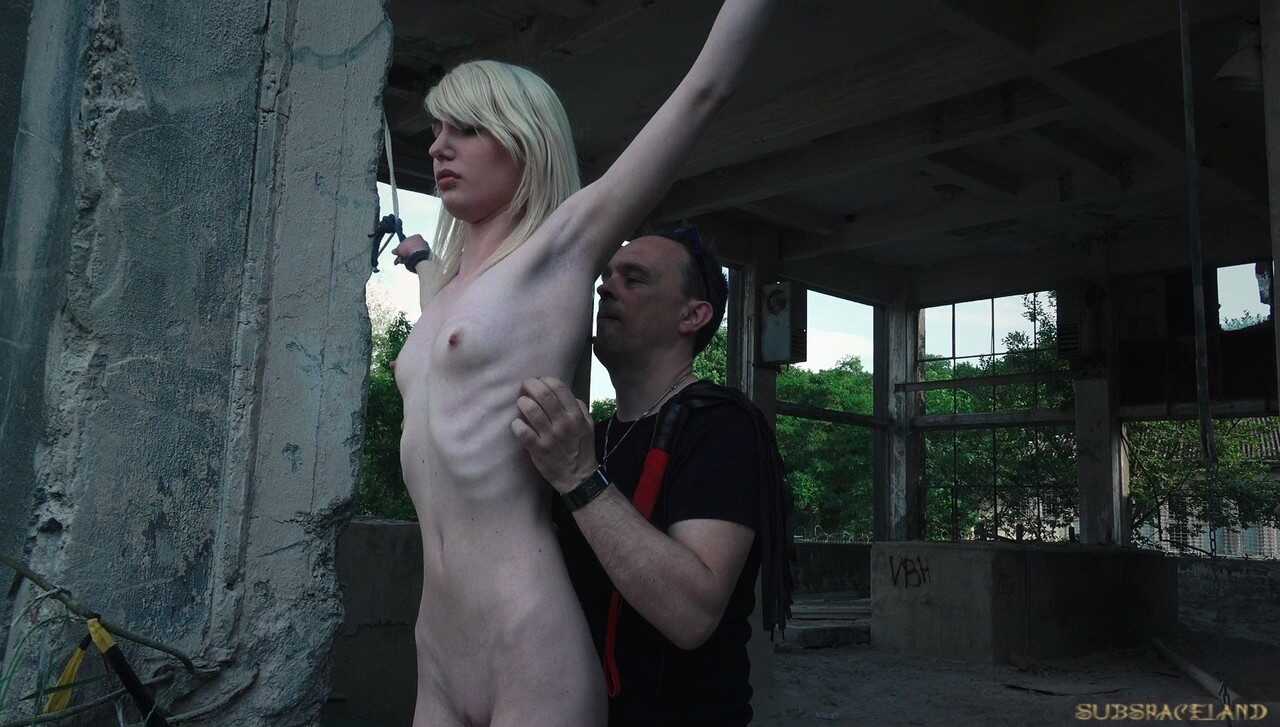 Brunette Taissia and Blonde Arteya's Teen Bondage Adventure in Abandoned Building - Arteya, Noa Livia, Taissia