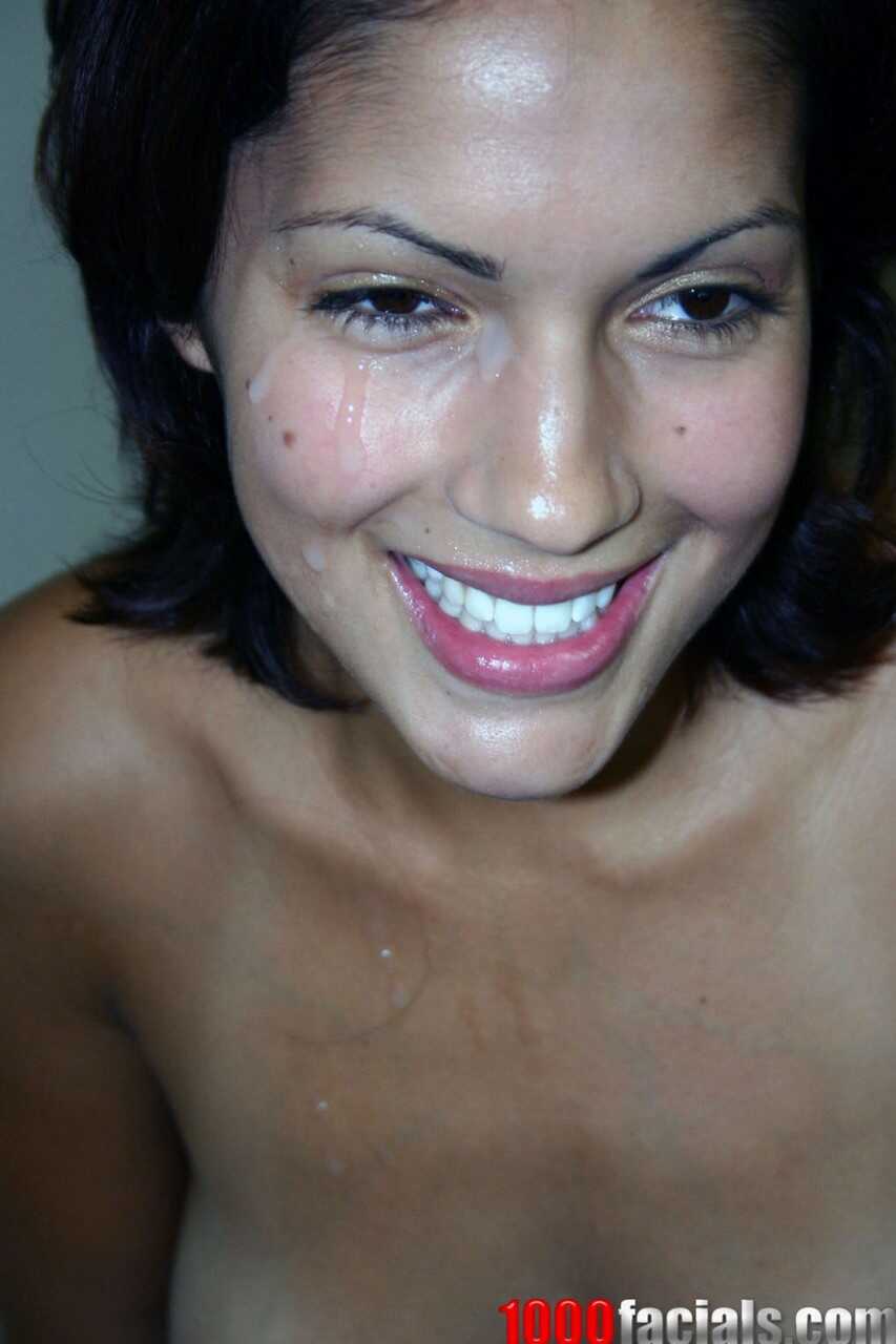 Latina Lovelies: Lusty Latina Monique Taylor's Facial Frenzy