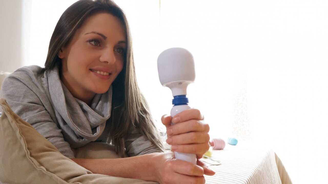 Naughty Young Girl Masturbates Her Sensitive Clit with the Ultimate Vibrator  Dominica Phoenix Takes Care of Herself with ...
