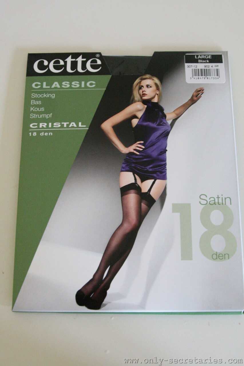 Gemma Jack strips off her outfit and green panties before posing in stockings - Gemma Jack