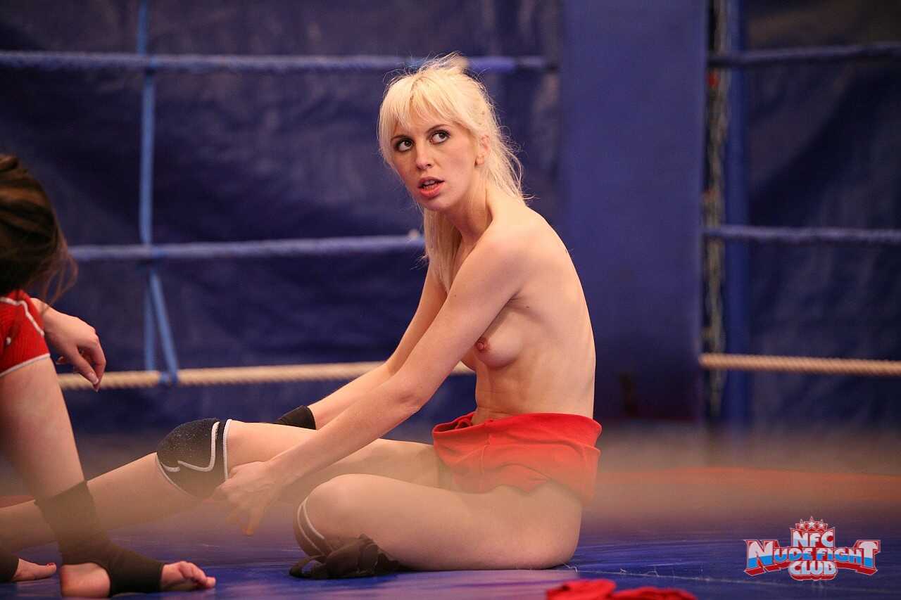 Ugly Blonde vs. Skinny Brunette: Tiny Tits Ripping Off in the Ring with Alexa Wild and Ashley - Alexa Wild, Ashley