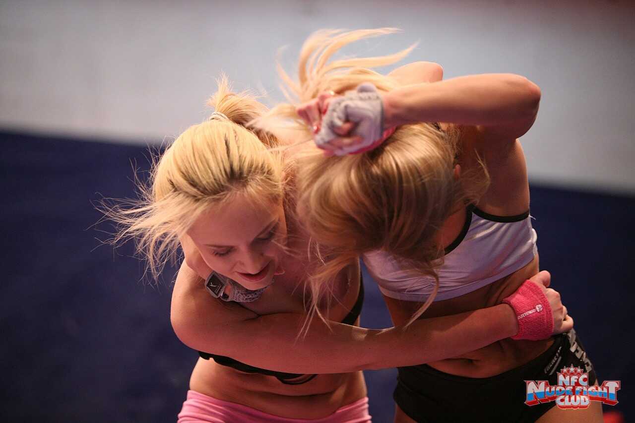 Blonde Lesbian Rivals Nikky Thorne and Nataly Von Get Dirty with Each Other and End Up Squirting - Nataly Von, Nikky Thorne