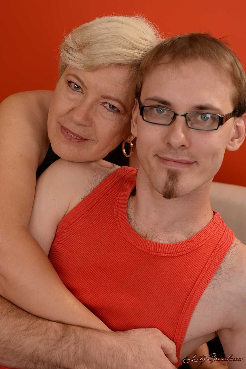 Ursula Grande's Unforgettable Night with Her Boy Toy: Short-Haired Granny Gives It All in This Mature Porn Experience...