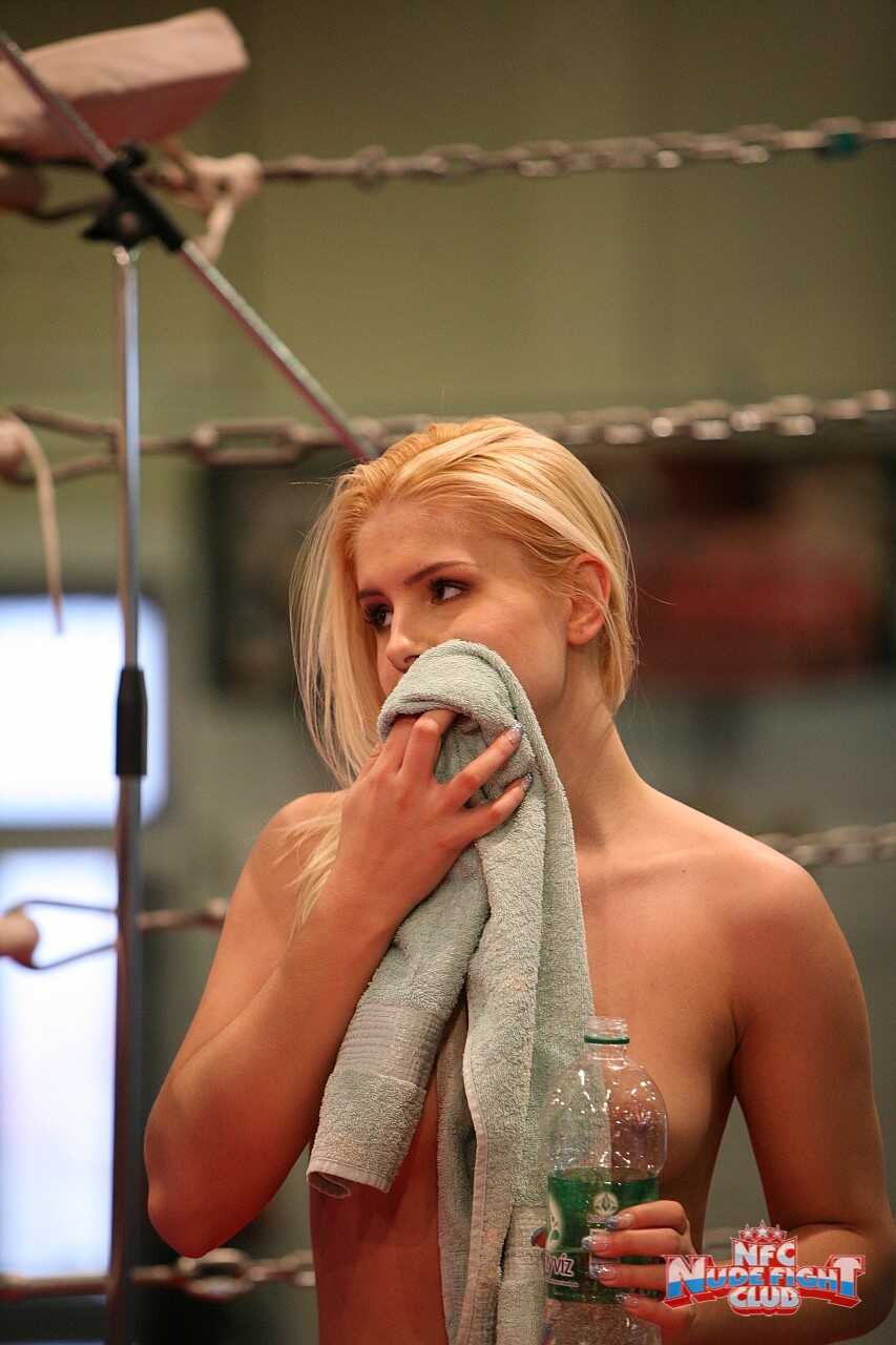 Blonde Fighters With Tiny Tits Get Wet And Naked In The Ring Brandy Smile and Nikky Thorne - Brandy Smile, Nikky Thorne