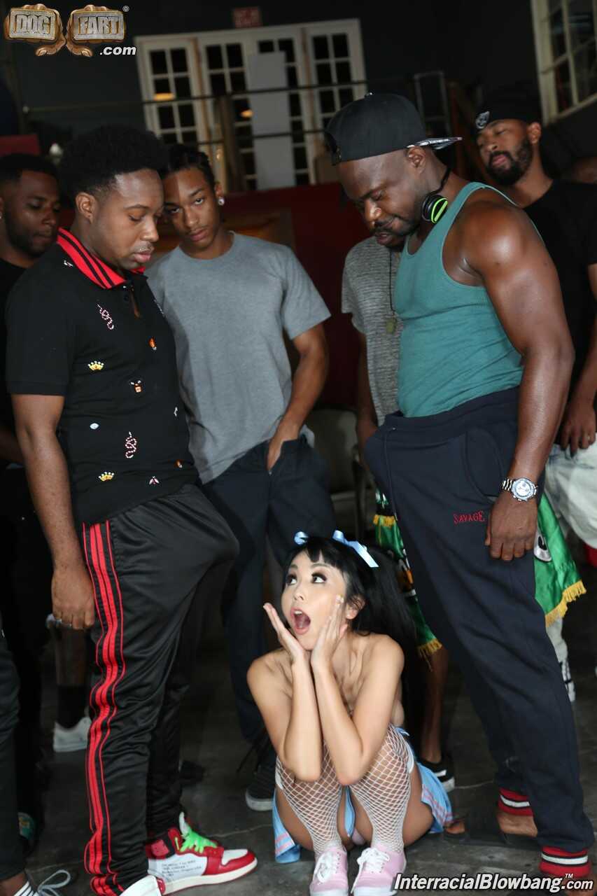 Marica Hase's Incredible Bukkake Fuck Fest with a Fantastic Asian Slut and her Interracial Crew! - Apollo Knight, Chr...