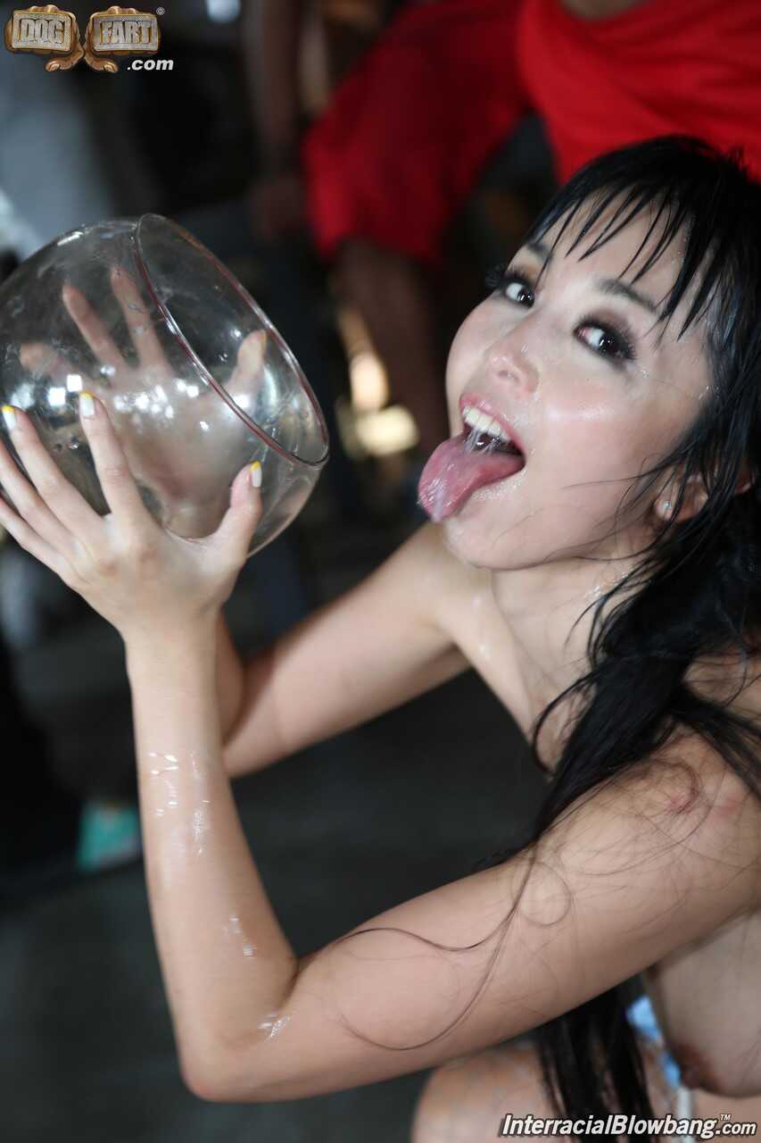 Marica Hase's Incredible Bukkake Fuck Fest with a Fantastic Asian Slut and her Interracial Crew! - Apollo Knight, Chr...