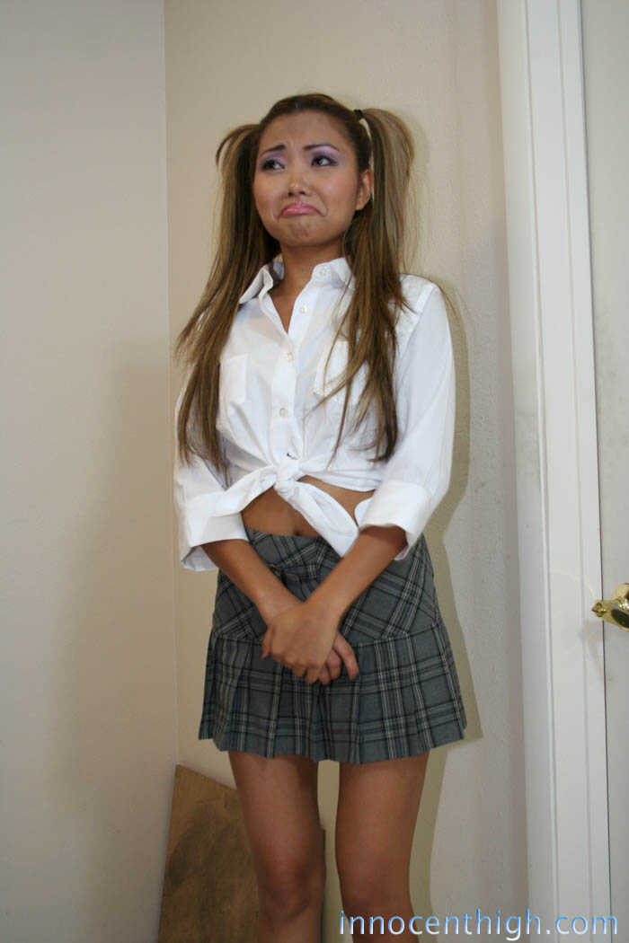 Pigtailed Asian doll Lana Croft gets punished for being bad at school Very Skinny Asian Teen gets spanked by her teacher -...