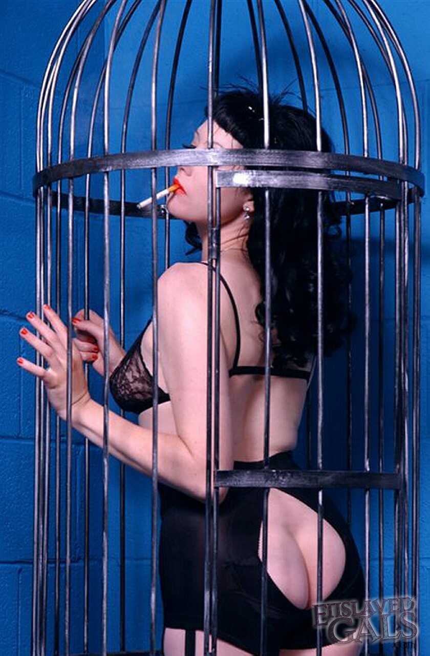 Bound and Gagged: Anastasia Pierce and Mary Janine Enjoy Smoking and Pussy Licking in a Hot BDSM Scene - Anastasia Pierce,...