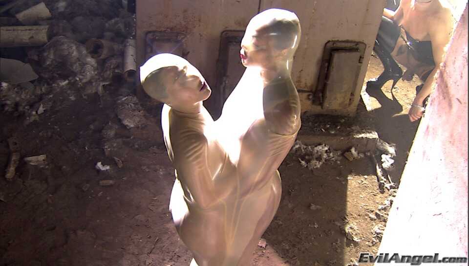 Asian MILFs Adrianna Nicole and Katsuni get tied up and abused in an abandoned building by their horny dominant mistresses...