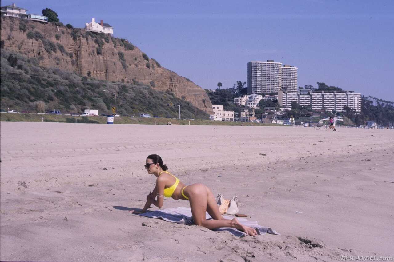 Cheri Taylor Gets Nailed by Two Horny Bikers in a Wild FFM Threesome on the Beach! - Cheri Taylor