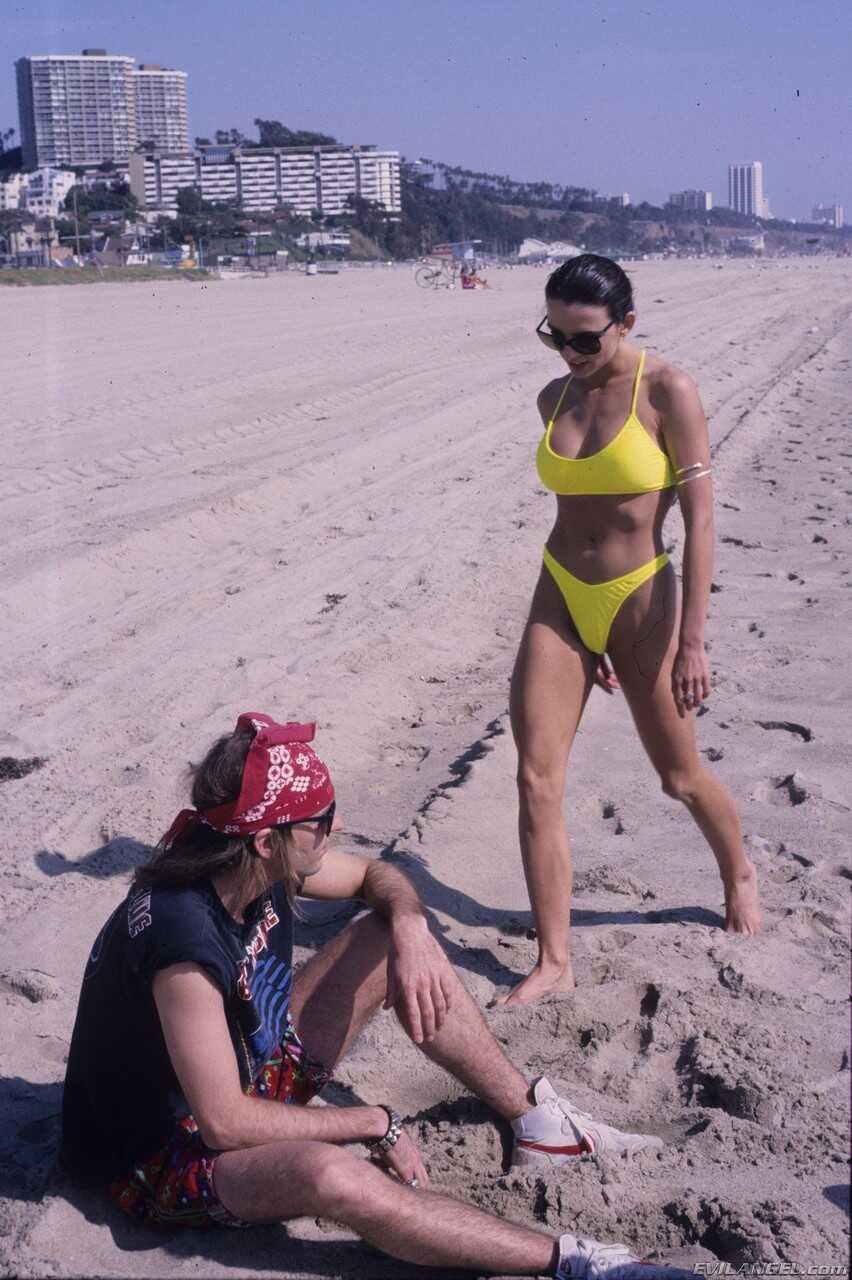 Cheri Taylor Gets Nailed by Two Horny Bikers in a Wild FFM Threesome on the Beach! - Cheri Taylor