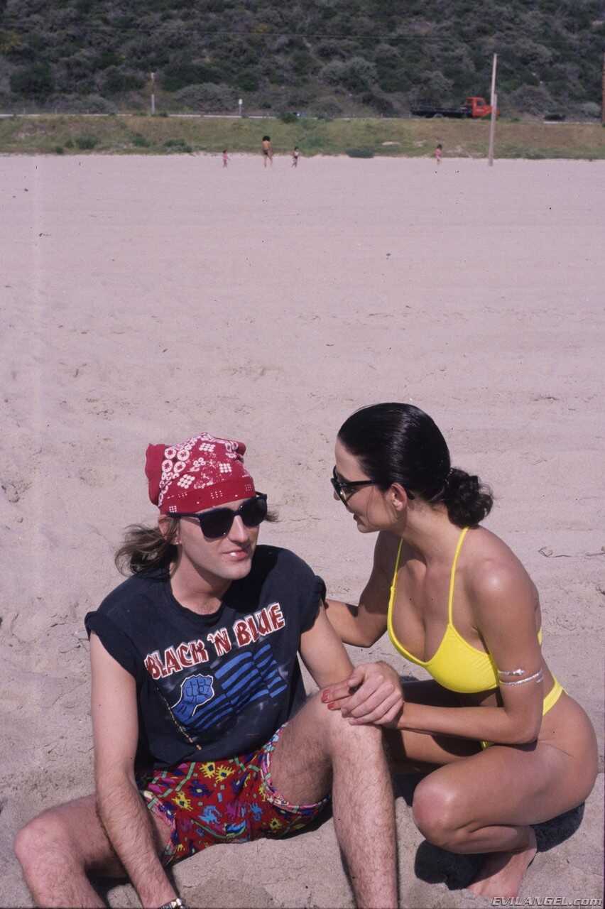 Cheri Taylor Gets Nailed by Two Horny Bikers in a Wild FFM Threesome on the Beach! - Cheri Taylor