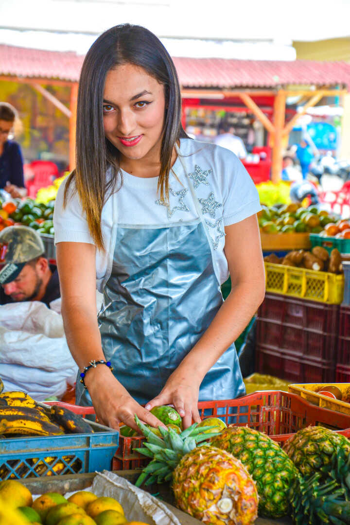 Lorena Castro's Fresh Fruit Sells Well at the Market But It's Her Tight Pussy That Mister Marco Can't Wait to Taste and Rip Apart