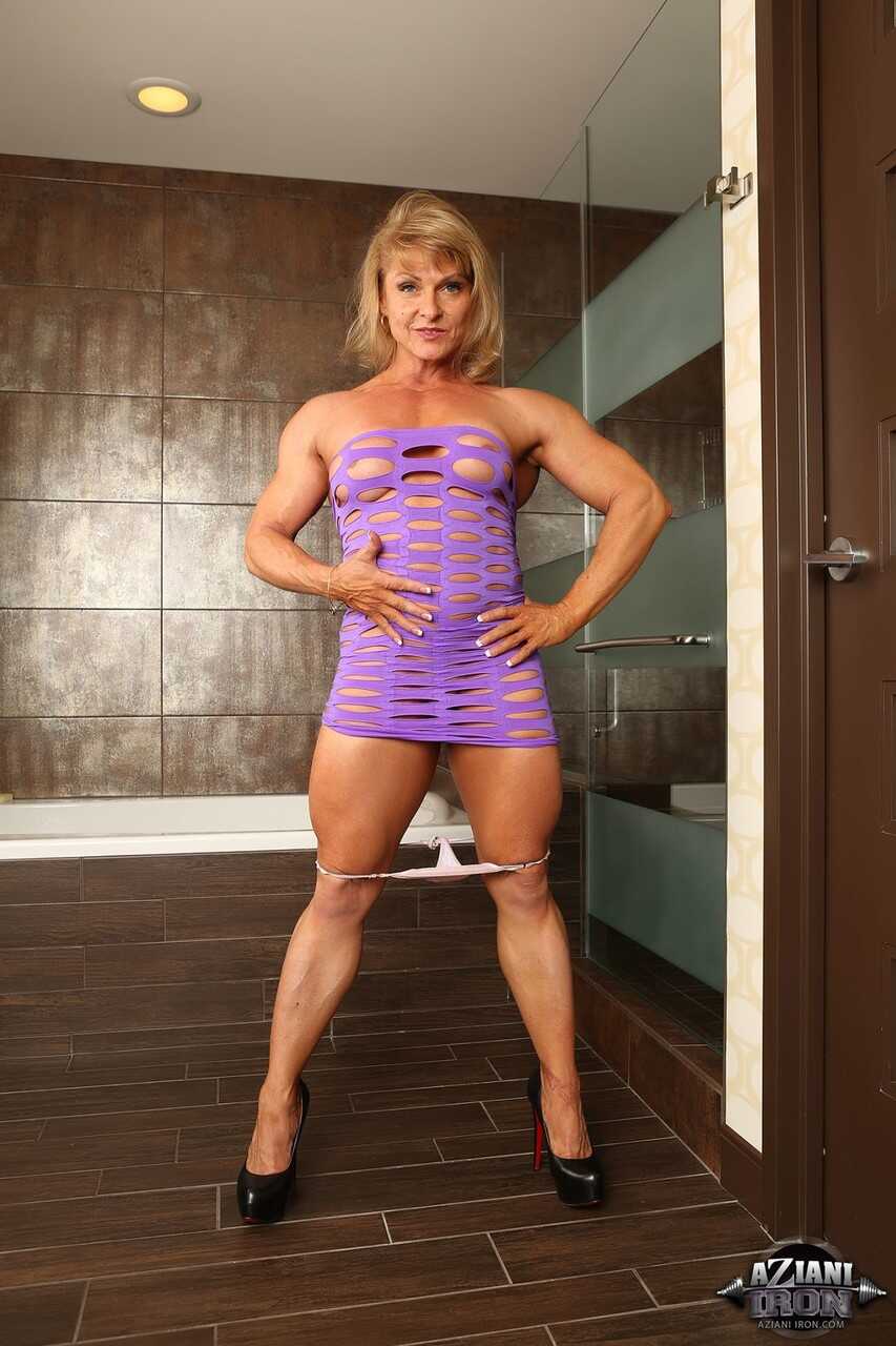Fantasies Fulfilled: Emery's Muscled Female Bodybuilder Orgy with Pierced Clit and Tight-Titted Matures - Emery Miller