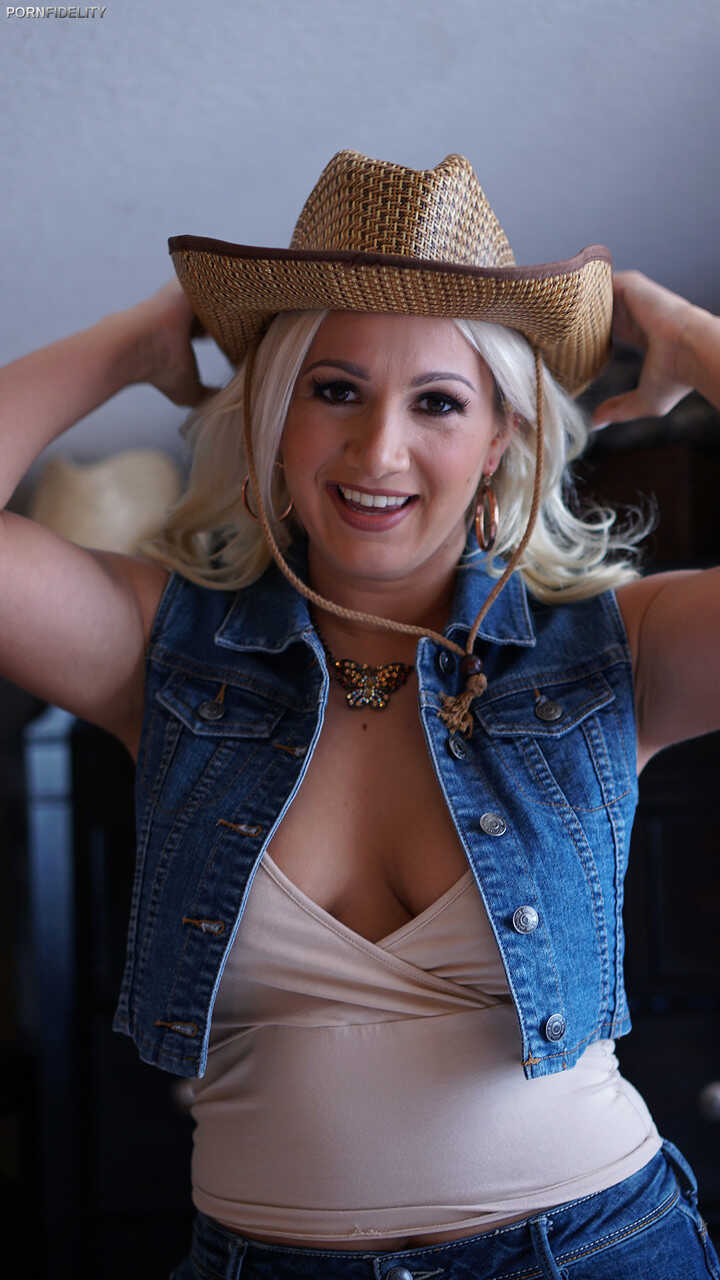 Blonde hottie with big natural tits Layla Price reveals her huge ass and poses alongside sexy MILF Ryan Madison in a short...