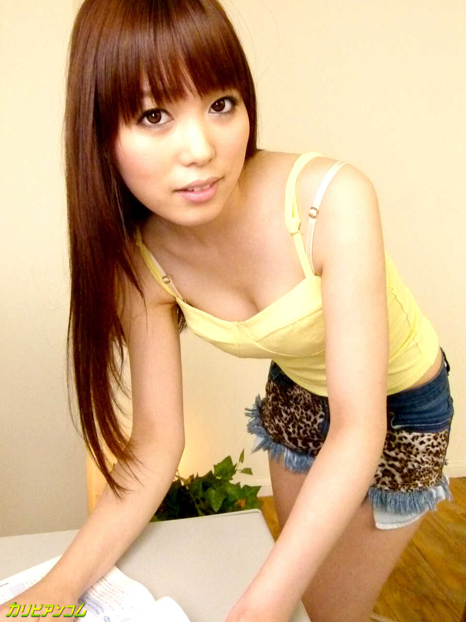 Brunette Asian Girl Moe Sakura Gets Double-Teamed by Two Dirty Dudes in a Threesome - Moe Sakura