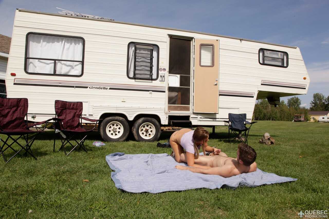 Outdoor Orgy with Big Titted Jessie Storm Giving Blowjobs and Riding Hard Cocks - Jessie Storm